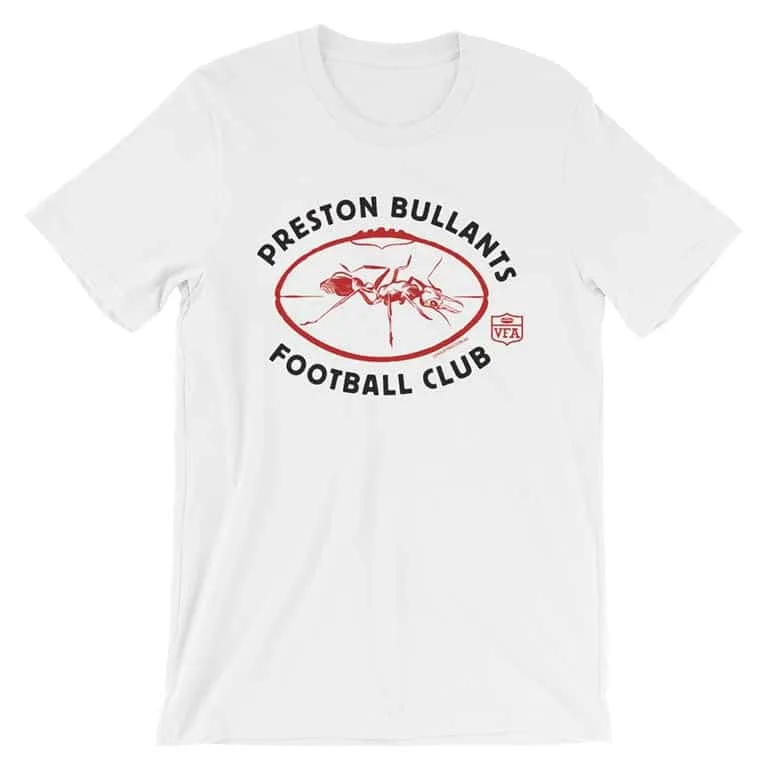 preston football club vintage tshirt white