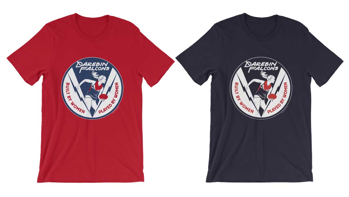 darebin falcons tshirts