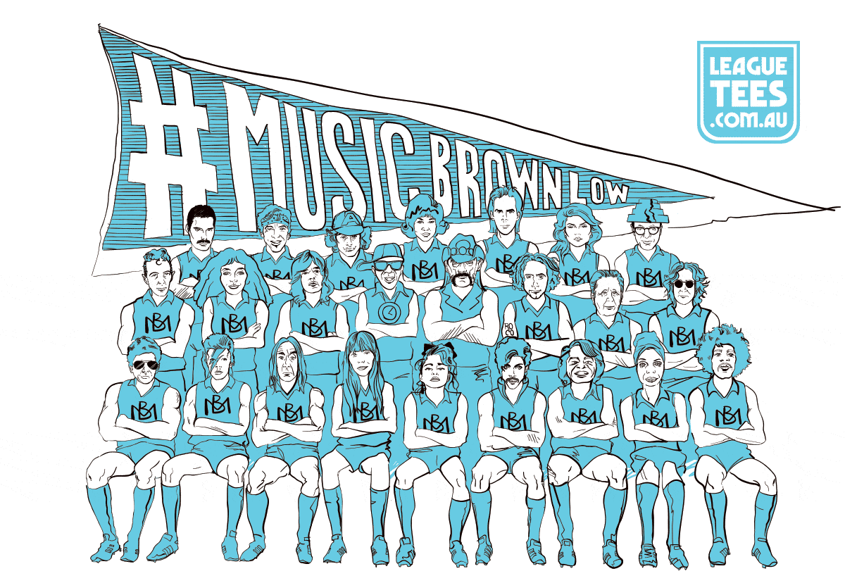 league tees music brownlow tshirt