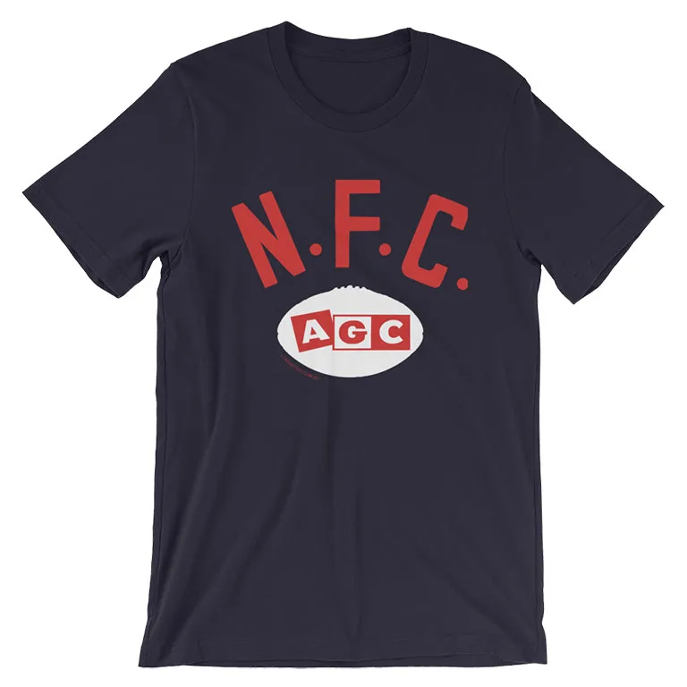 norwood retro footy t-shirt blue