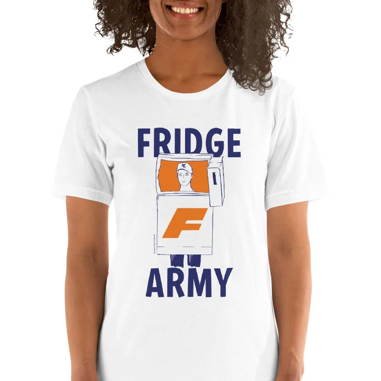 fridge army womens footy t-shirt