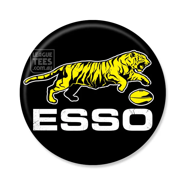 esso tigers vintage badge
