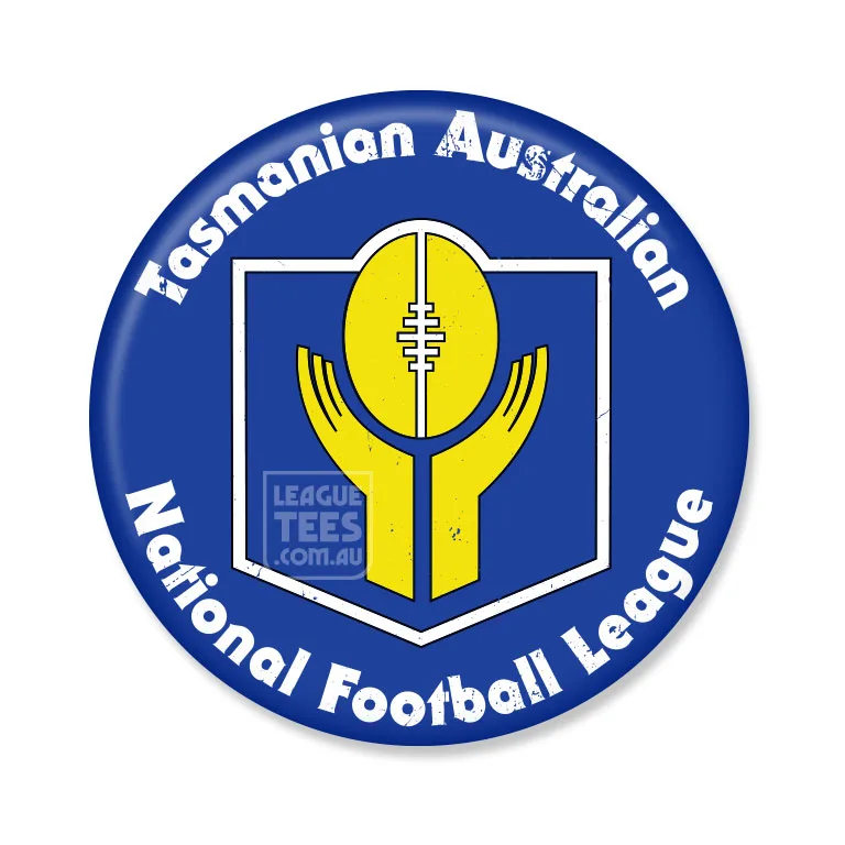 tasmanian football vintage badge