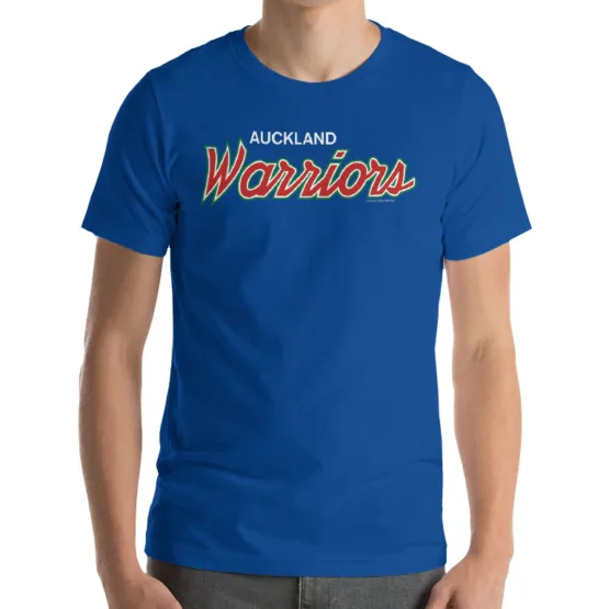 auckland warriors team t-shirt