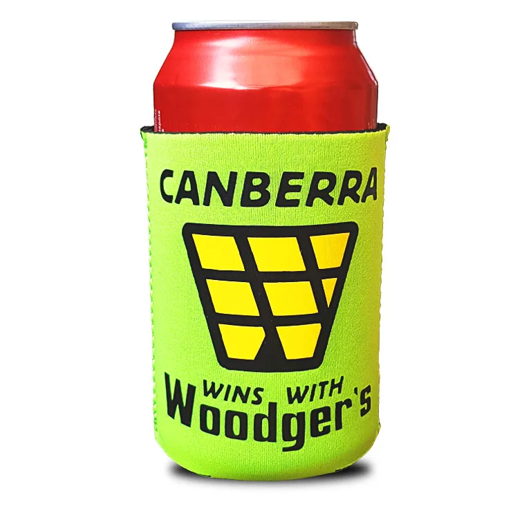 canberra woodgers 80s stubby holders