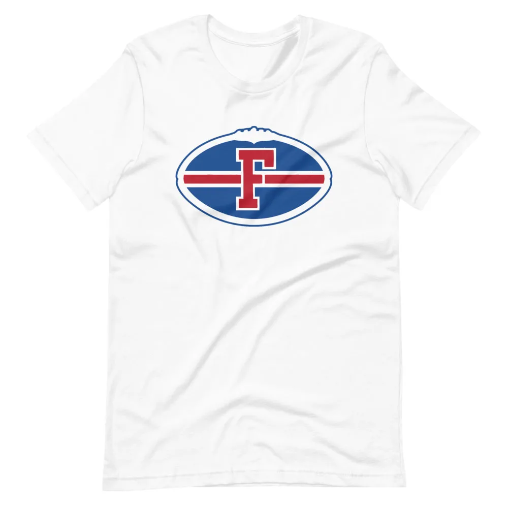 footscray football logo shirt white