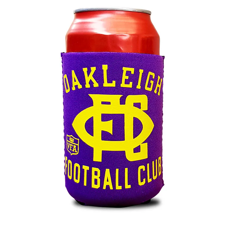 oakleigh football club stubby holder