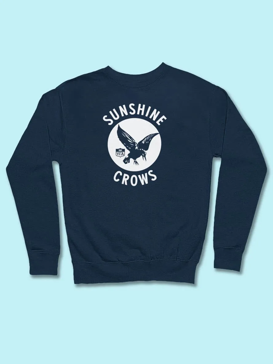 sunshine crows football sweatshirt