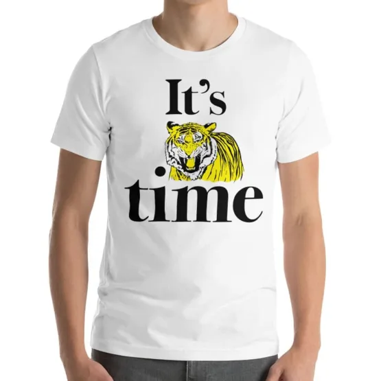 tiger time retro football shirt