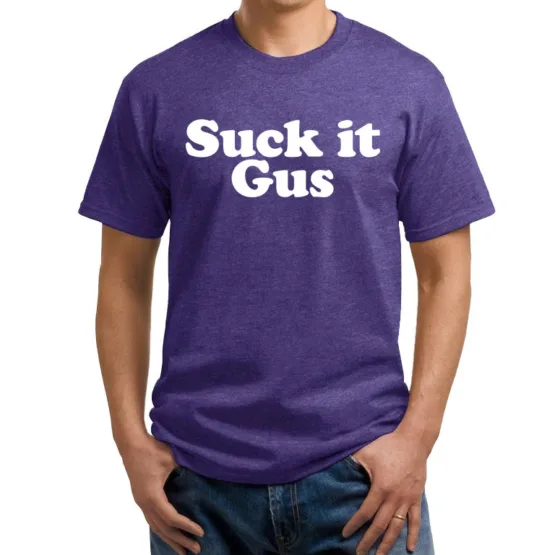 suck it gus purple shirt