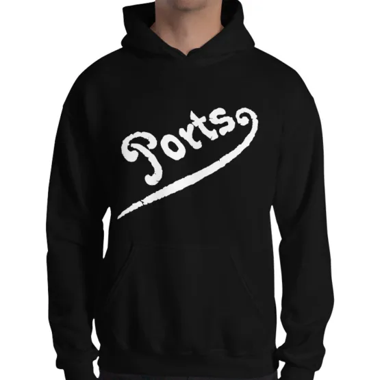 ports retro footy hoodie