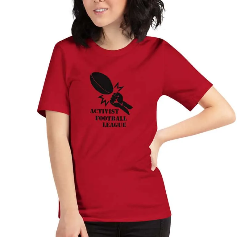 activist football league t-shirt