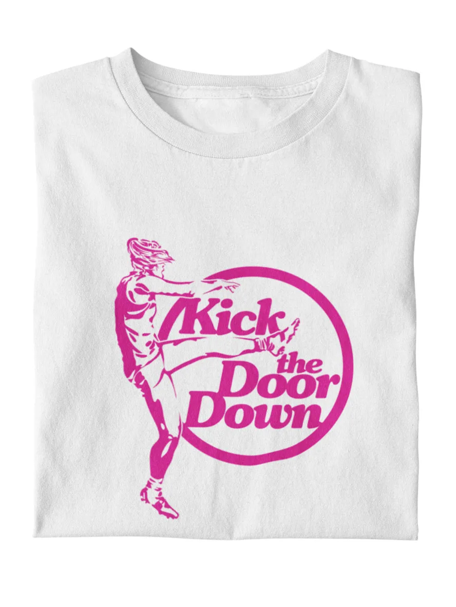 kick the door down womens football shirt