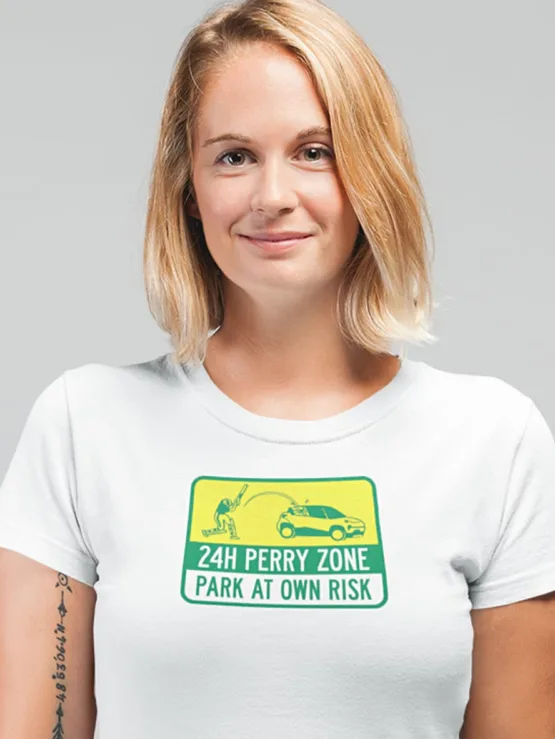 perry six hit car shirt