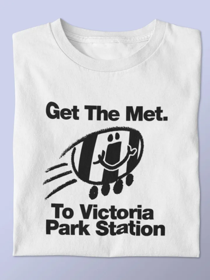 Victoria Park Station 'Get the Met' retro shirt - Image 2