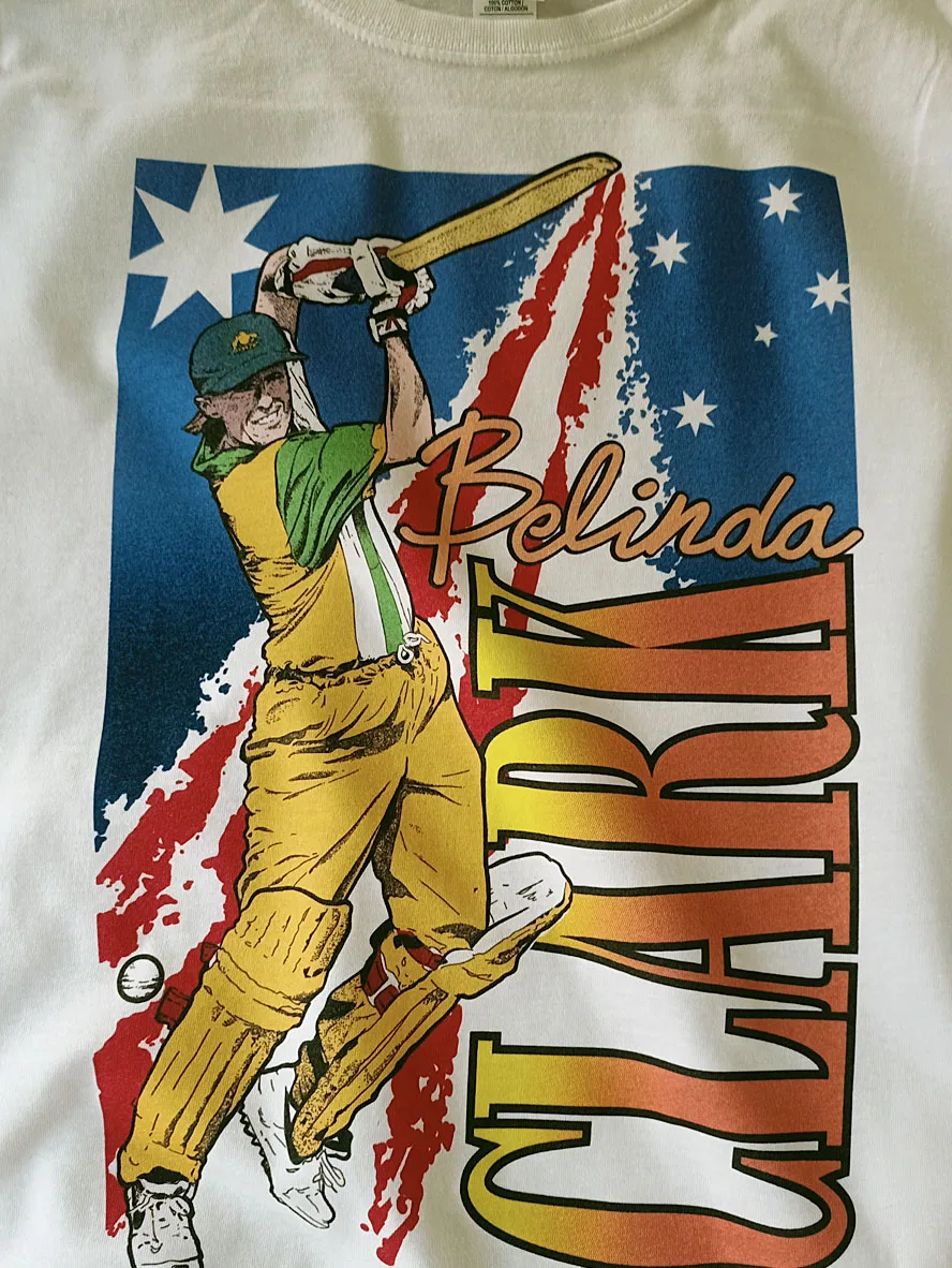 Belinda Clark Australian cricket shirt