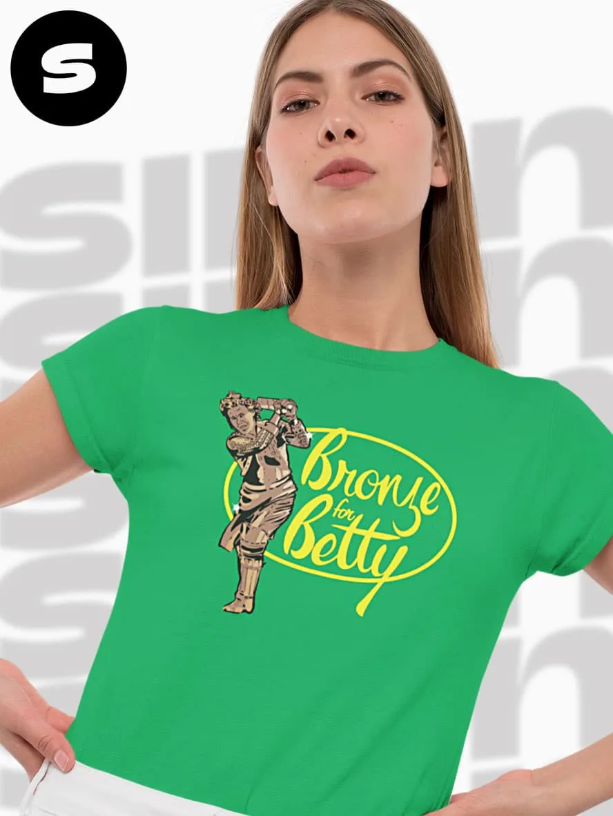 Bronze for Betty cricket shirt