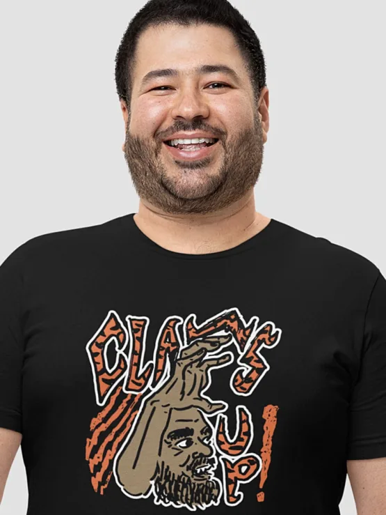 claws up badly drawn rugby league shirt