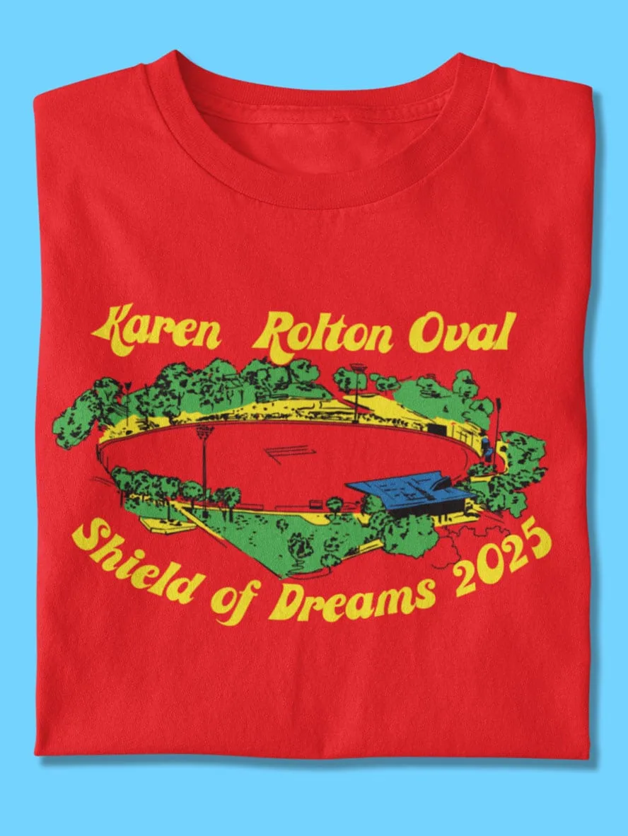 Karen Rolton Oval shield shirt