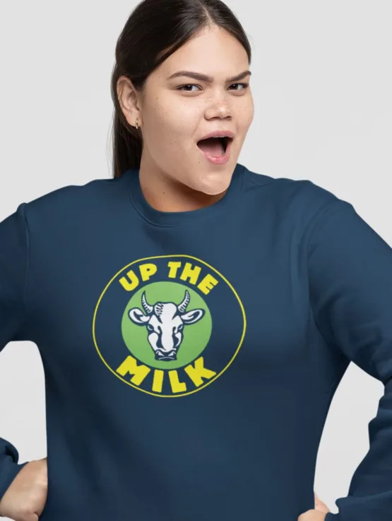 Up the Milk rugby league sweater