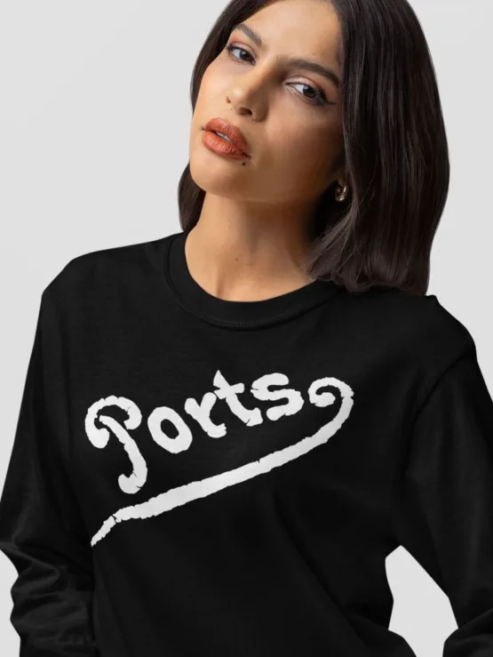 Ports retro footy sweater