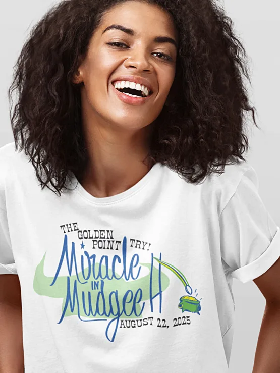 Mudgee miracle golden point try t-shirt