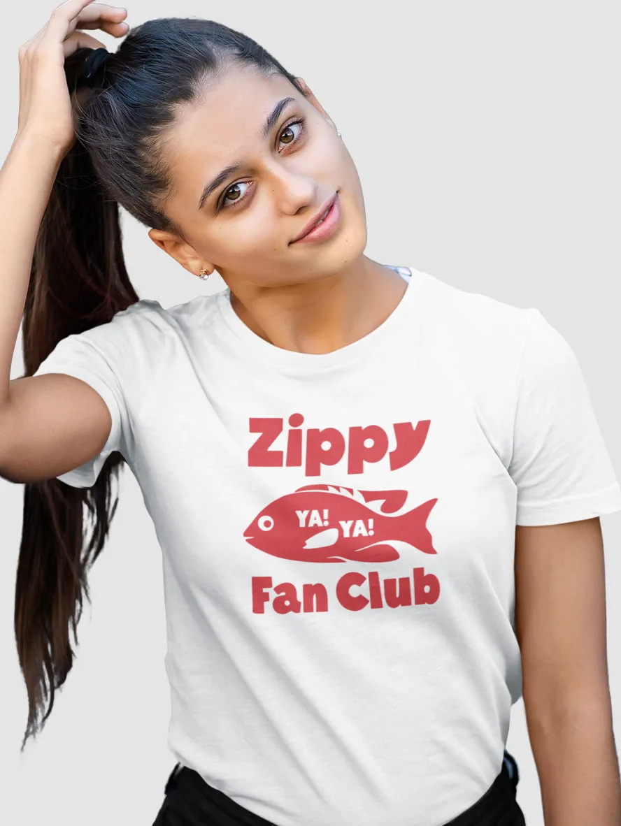 zippy fish fan club shirt