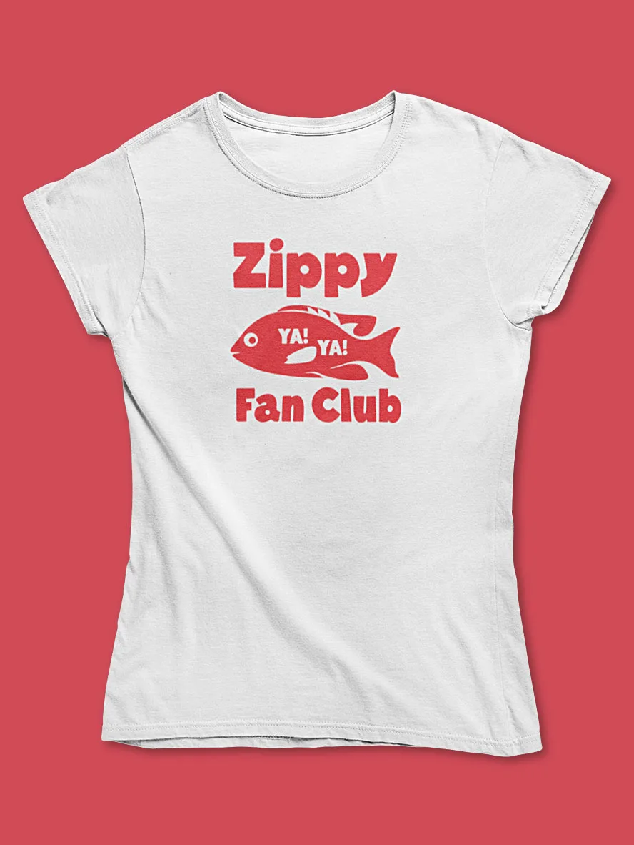 zippy fish womens football shirt