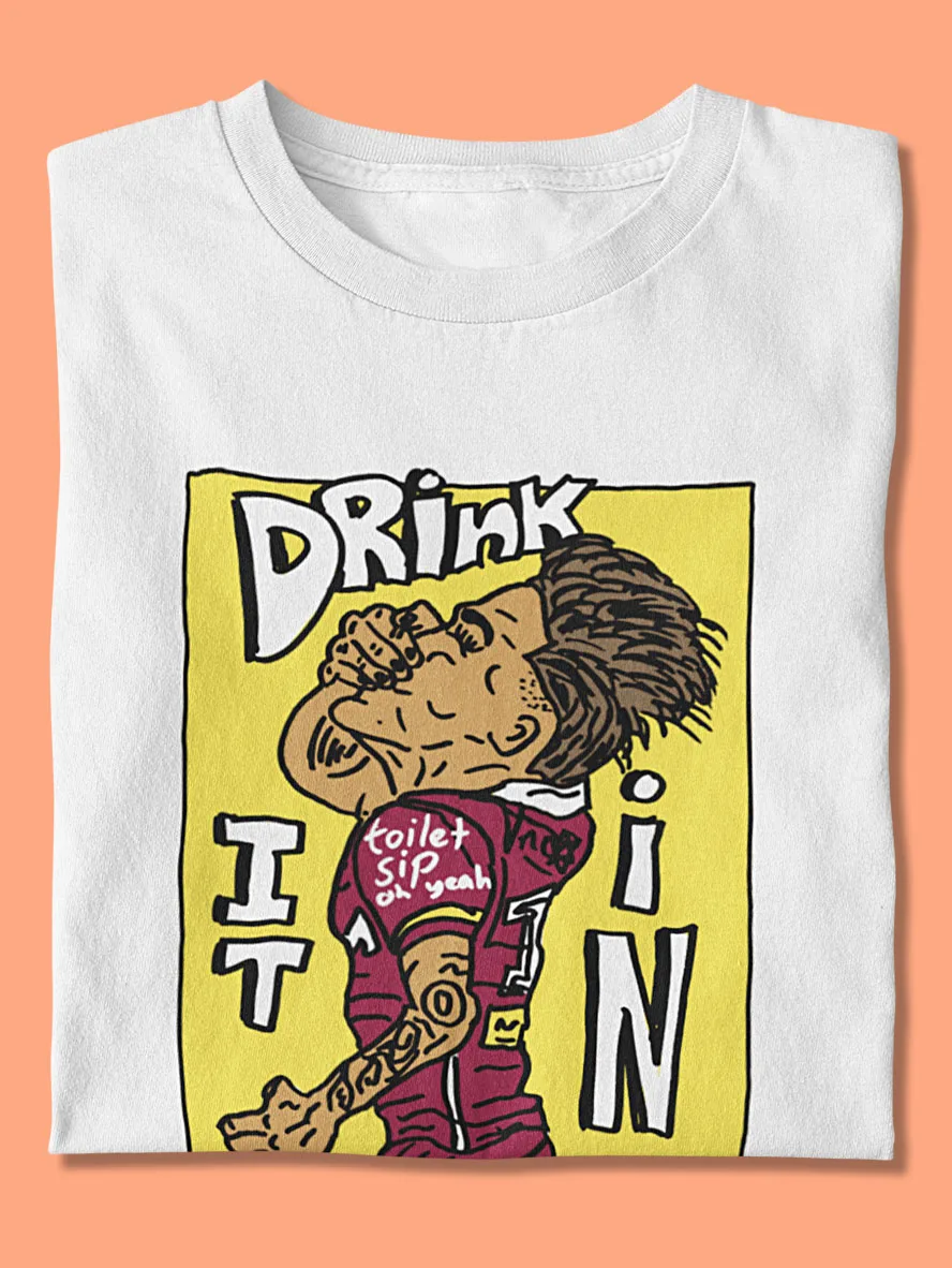 Walsh toilet rugby league shirt