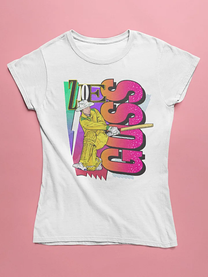 Zoe Goss Aussie Icon 90s cricket shirt - Image 2
