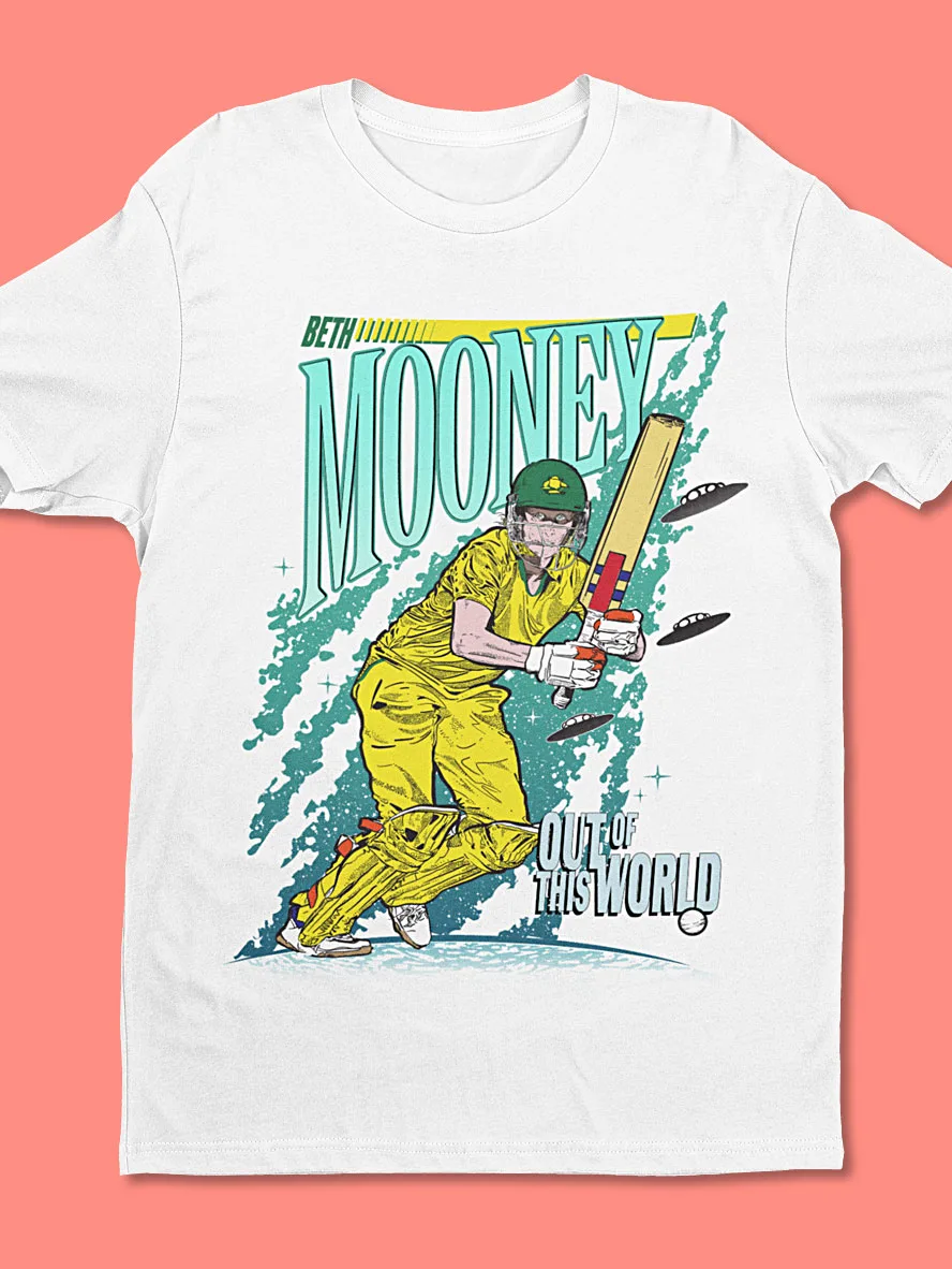 Beth Mooney batting shirt