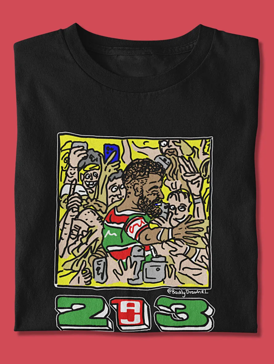 alex johnston try record shirt