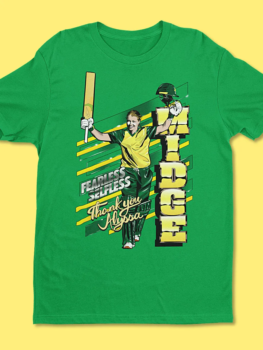 Alyssa Healy retirement shirt