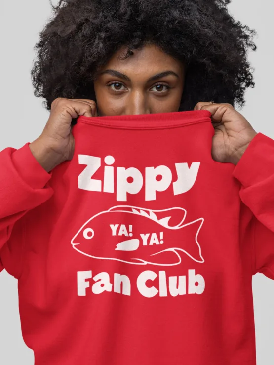 zippy fish sweater