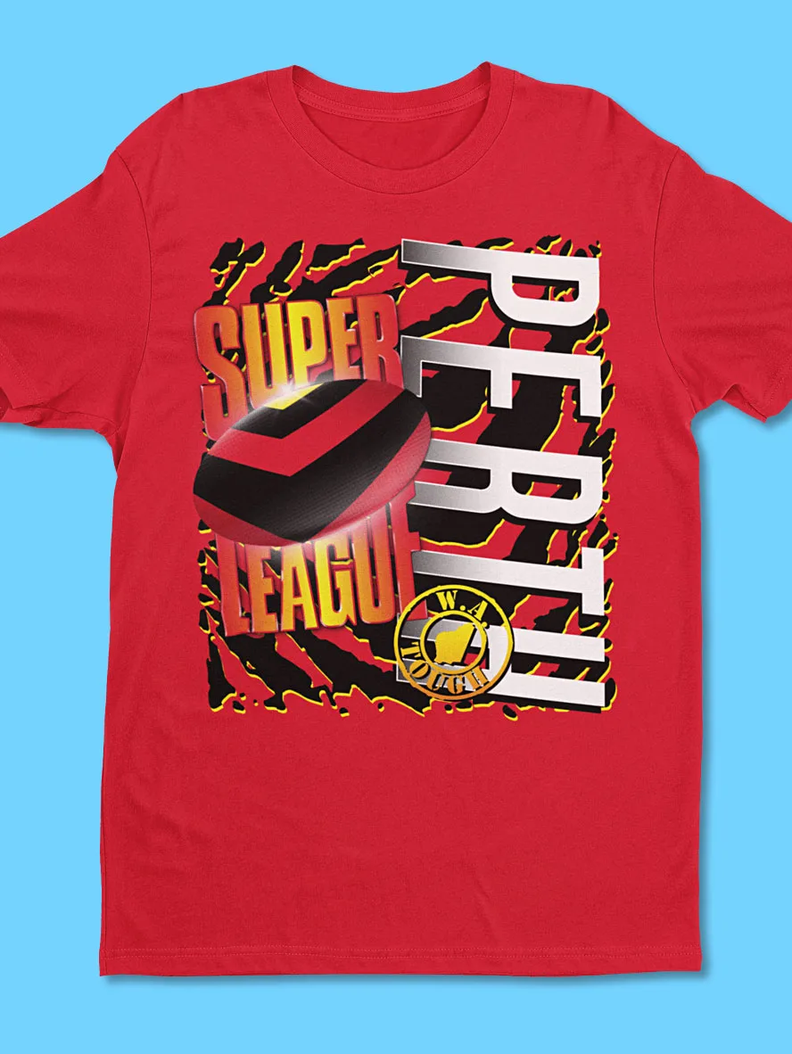 perth retro rugba leeg shirt