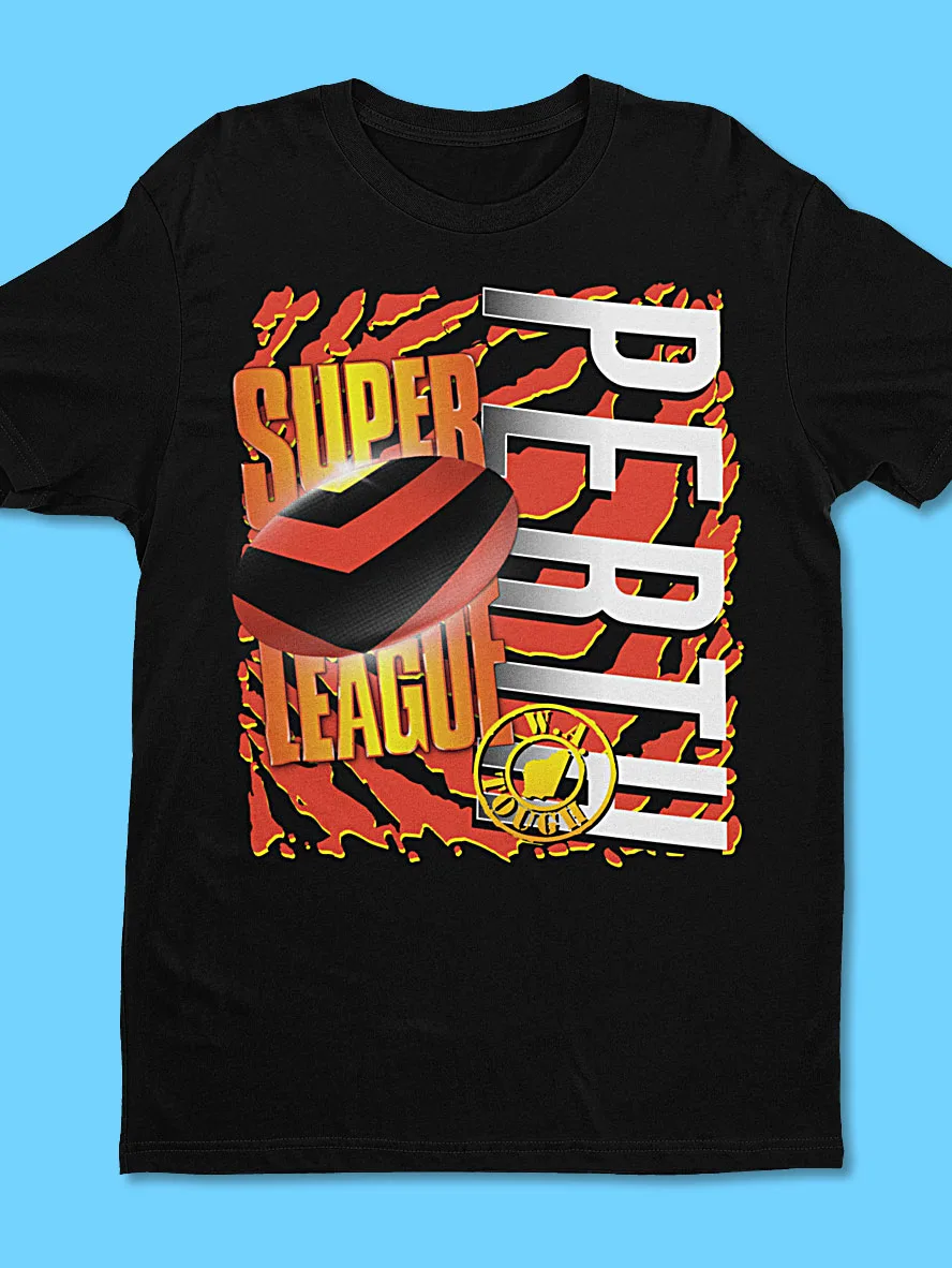 perth super league retro rugby league shirt