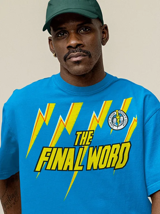 the final word retro cricket shirt
