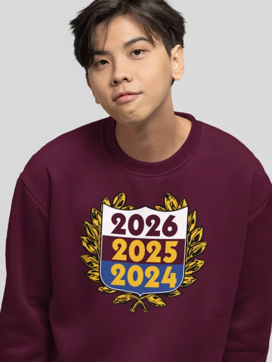 three-peat footy sweater