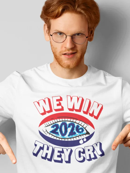 we win they cry retro rugby league shirt